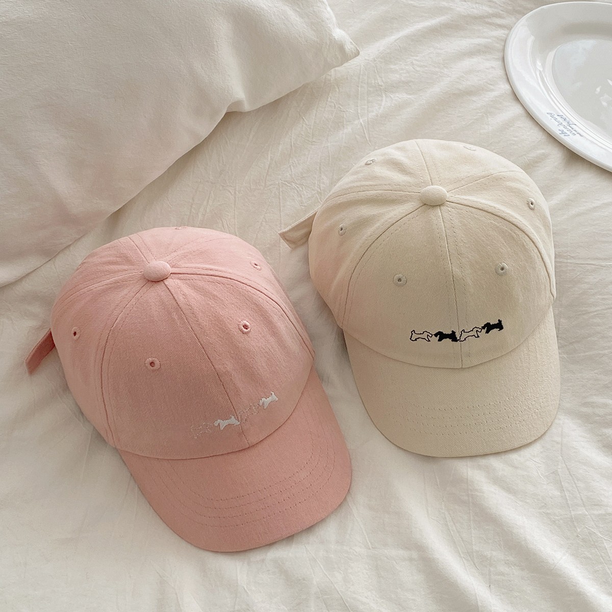 Sombreras de béisbol suaves para niños y niñas nuevas generaciones coreanas, sombreros de boca de pato, sombreros de ala ancha, cara grande, cara pequeña
