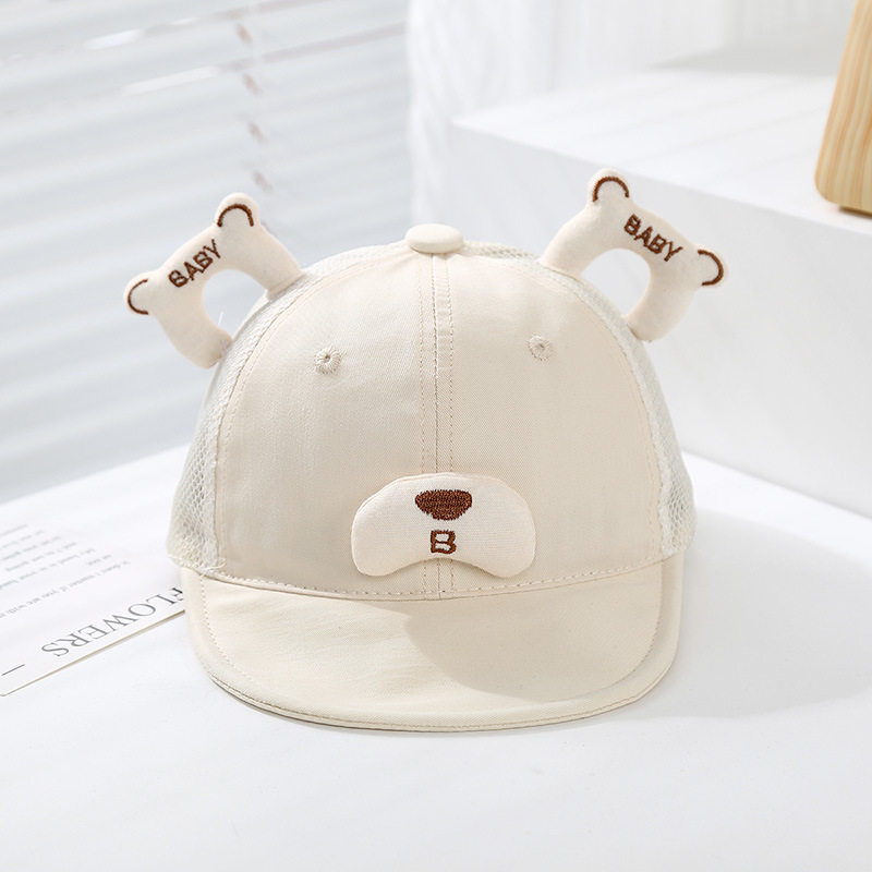 Gorra de visera transpirable de malla fina de verano para bebés, hombres y mujeres, sombrero para el sol de ala suave para bebés, sombrero para el sol para niños, marea