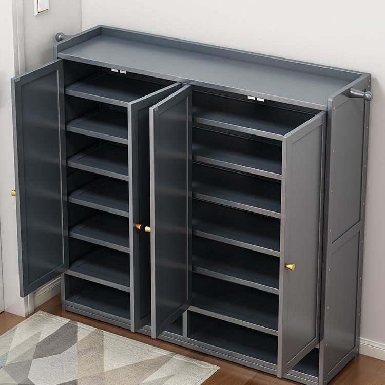 Shoe Cabinet for Home Entrance, Shoe Rack Storage Solution, Space-Saving, Simple Indoor, Stylish, Dustproof, Suitable for Dormitories and Rental Apartments