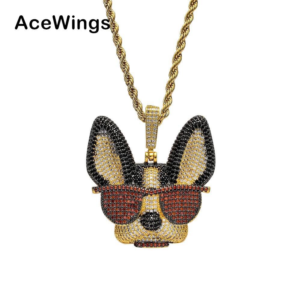Accessory hip-hop style, doll, sunglasses, creative pendant, neon necklace, European style