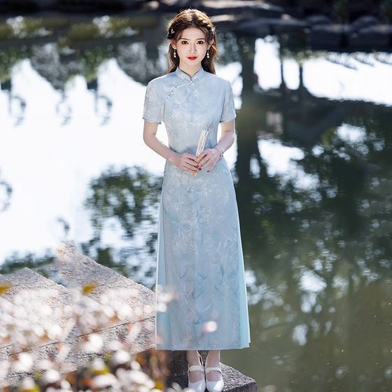 New Chinese Style Beautiful Cheongsam Republic of China Style 2025 Summer New Old Shanghai High-end Summer Daily Wear dress