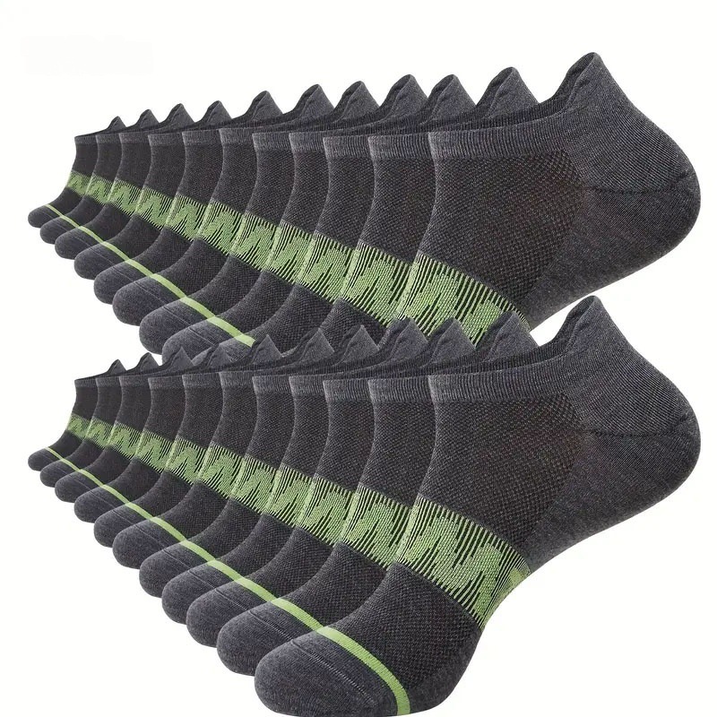 Wish Cross-Border Independent Station Men's Socks Outdoor Running Socks Sweat-Absorbent Breathable Ear Sports Socks Ready for Sale
