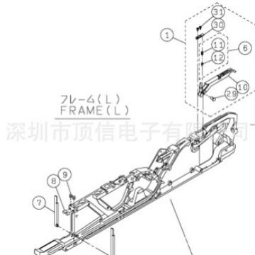 NPM料架KXFW1KS5A00 N610100596AA N610033140AA N210116210AA