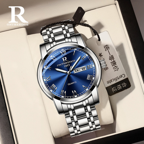 瑞之缘男士手表机械男表全自动夜光防水钢带女表情侣表石英表腕表