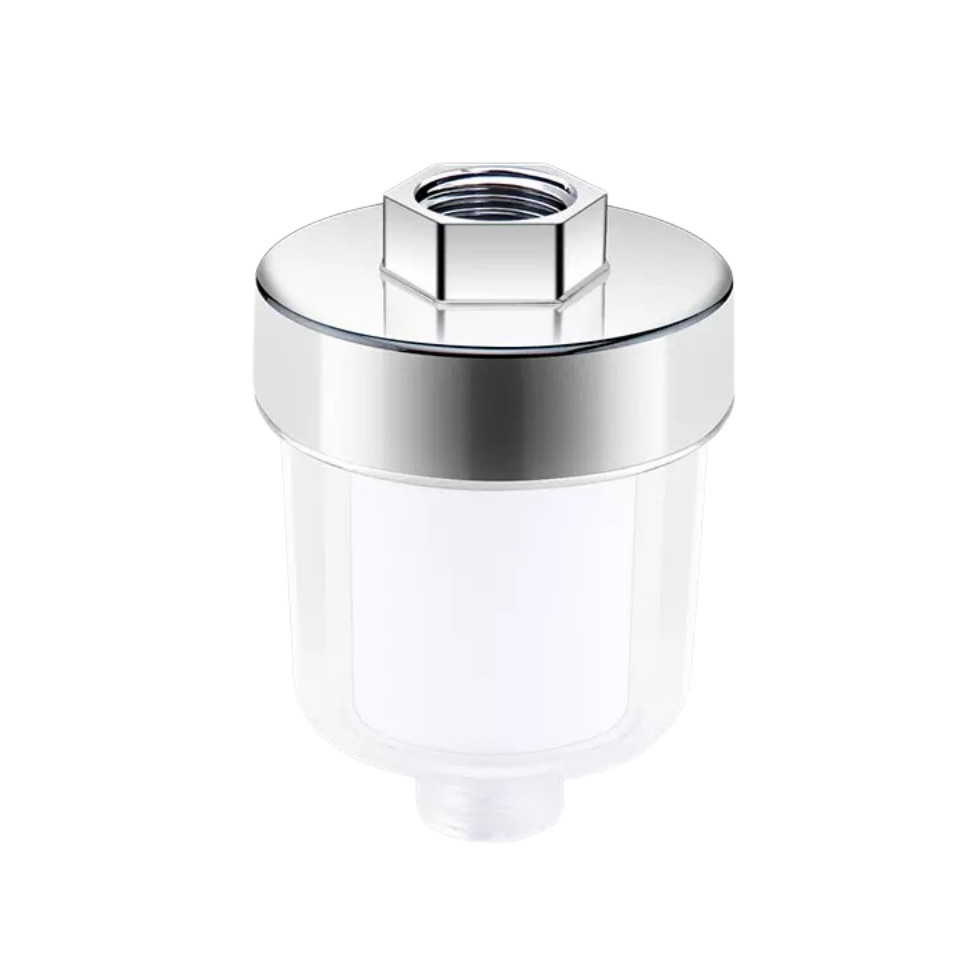 Filtro de ducha frontal grifo doméstico ducha calentador de agua lavadora tubo de entrada PP algodón escala prevención purificador de agua