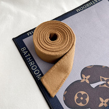 双面羊毛呢大衣腰带暗缝冬季毛呢外套绑带腰绳宽腰封束腰