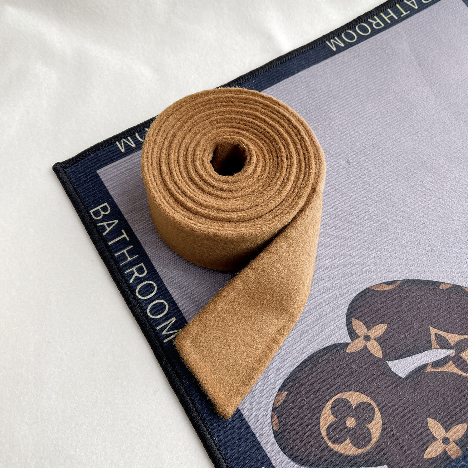 双面羊毛呢大衣腰带暗缝冬季毛呢外套绑带腰绳宽腰封束腰