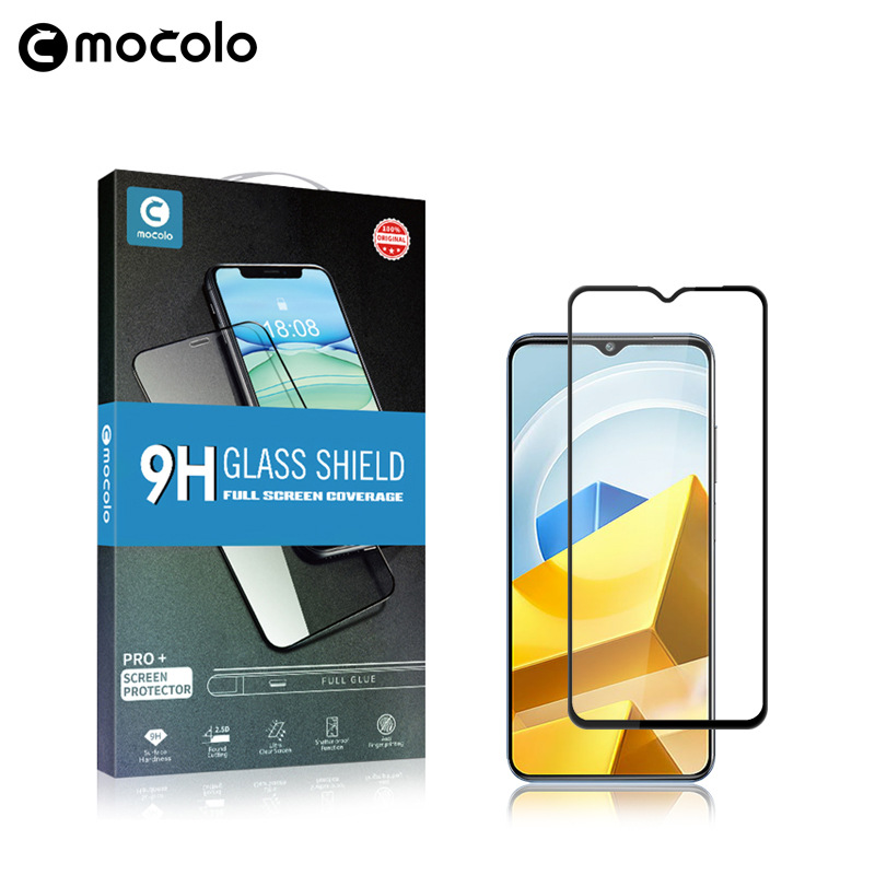 Mankailong Is Suitable for Xiaomi Pocox3Pro Tempered Film Full Glue High-Definition Anti-Scratch X5 Full-Screen Protective Film Easy to Align