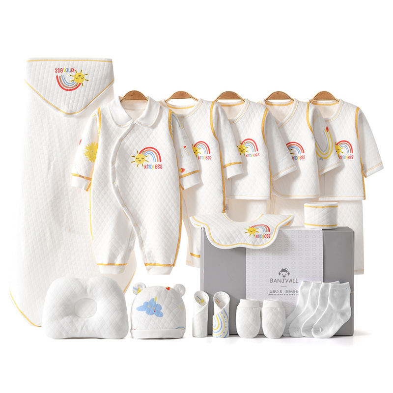 Children's overall, gift box, high-end set for new born, Birthday gift 5