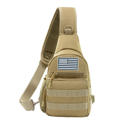 路普 男包休闲骑行斜跨胸前单肩包军迷彩运动户外战术胸包斜挎包|ms