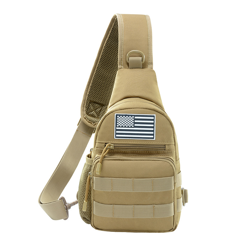 路普 男包休闲骑行斜跨胸前单肩包军迷彩运动户外战术胸包斜挎包|ms