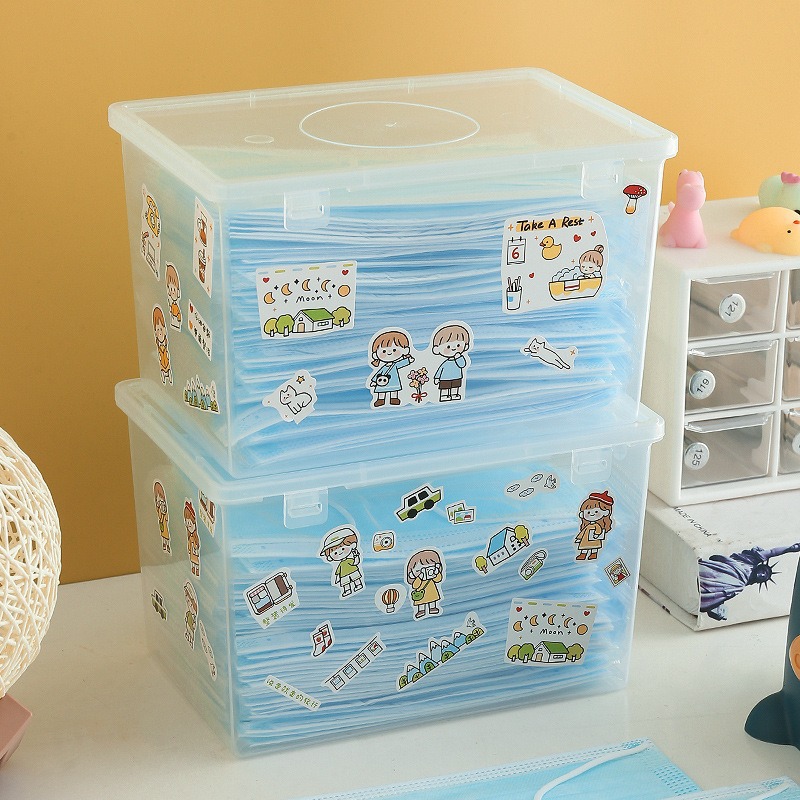 Caja de fideos de cocina japonesa caja de alimentos caja de almacenamiento de granos transparente caja de almacenamiento de huevos refrigerador rectangular fabricante image 1