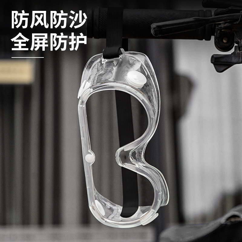 Powerful Tool Dl522001 Anti-Impact Goggles, Anti-Fog La Certified (Transparent) Closed Type m Size