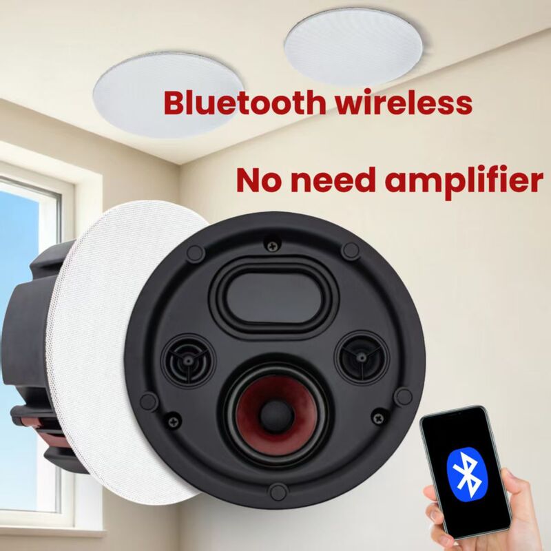 Cross-Border Manufacturer Direct Supply Bluetooth Active Ceiling Speakers, Ceiling-Mounted Speakers, Background Music, Whole-House Intelligence Cross-Border Manufacturer Direct Supply Bluetooth Active Ceiling Speakers, Ceiling-Mounted Speakers, Background Music, Whole-House Intelligence
