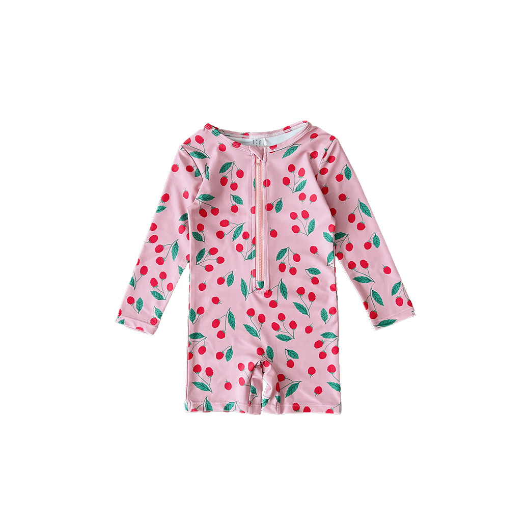 Kuling Zip Swimsuit Raspberry