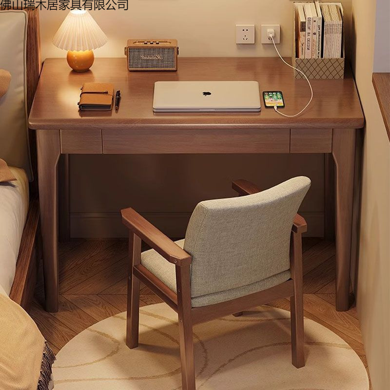 All-Solid Wood Desk for Home Use, Simple Office Desk for Bedroom, Computer Desk for Small Apartments, Student Study Desk, Writing Desk