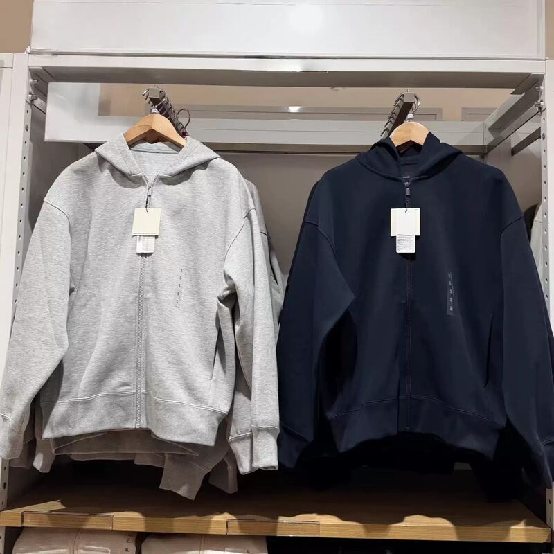 Japanese-style loose-fit hooded zip-up sweatshirt/long-sleeve unisex outerwear/cooperative design/486300 Japanese-style loose-fit hooded zip-up sweatshirt/long-sleeve unisex outerwear/cooperative design/486300