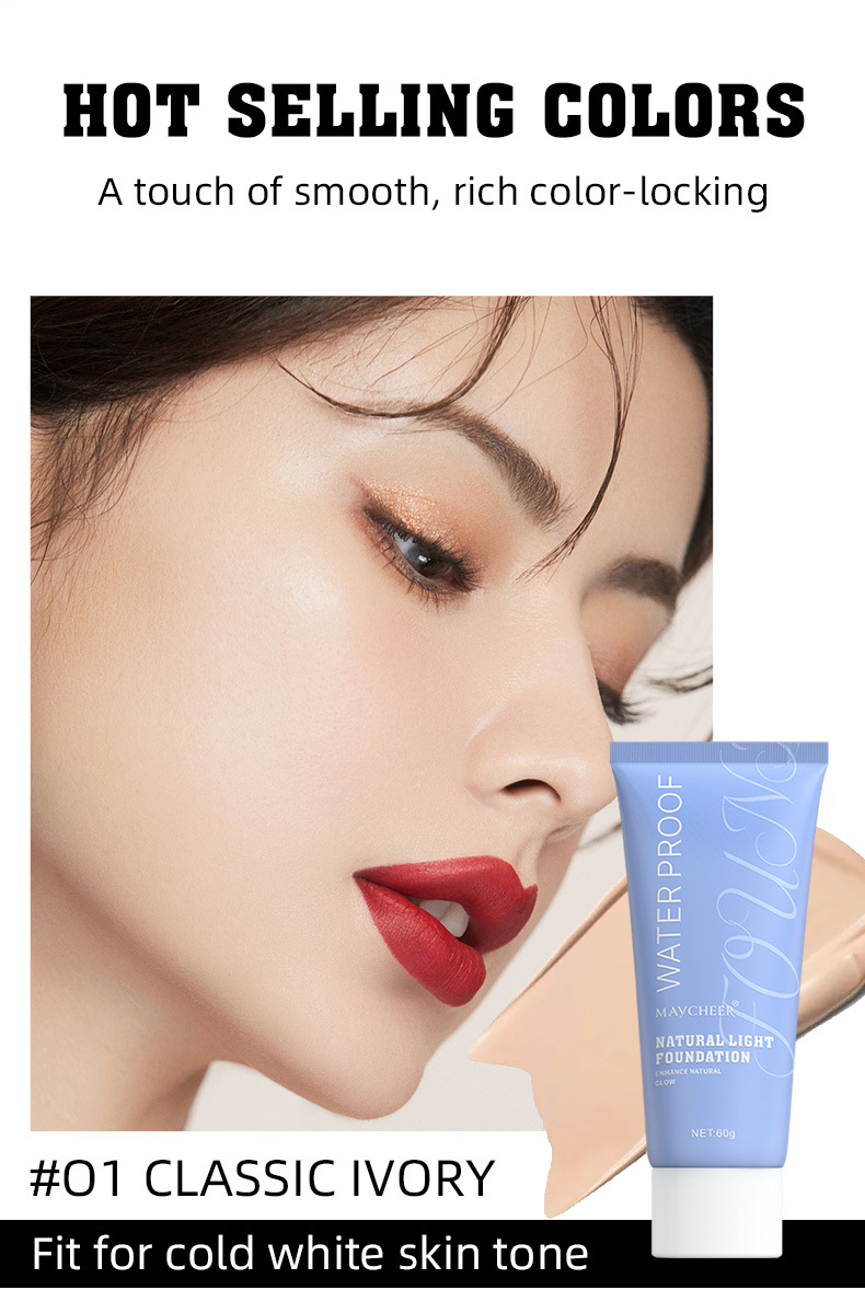 MAYCHEER Foundation for cross-border trade has a natural luster that lasts long without smudge. bb Cream, FDA Application Scenario