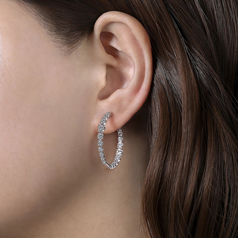 All Seasons Season 1 Pair Modern Style Classic Style Geometric Copper Zircon Earrings