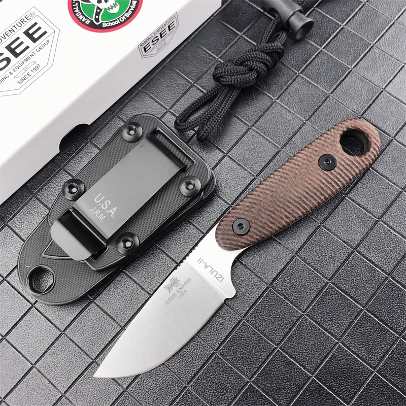 クロスボーダー新型ESEE-IZULAアリジャングル生存刀アウトドア多機能戦術小直刀キャンプ刀|undefined