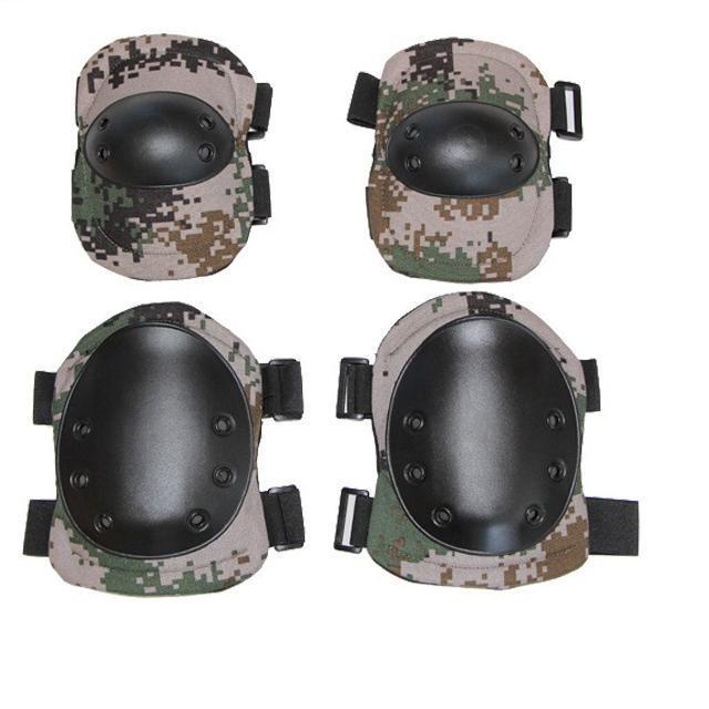 Training Protective Gear Outdoor CS Knee Pads and Elbow Pads Cycling Protective Gear Set Tactical Military Fan Equipment