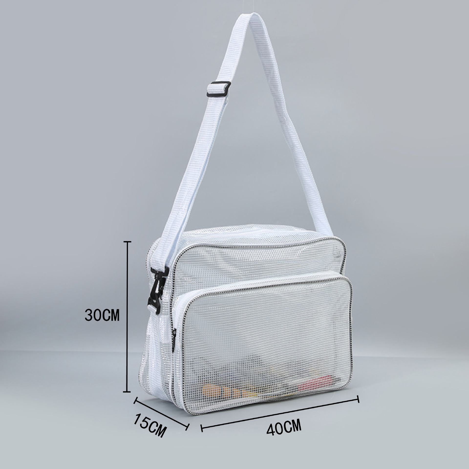 Bolsa de Herramientas para Computadora de PVC Impermeable de Estilo Coreano Antiestática de 40*30*15, Bolsa Cruzada Antipolvo