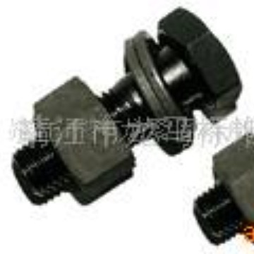 老厂供应船用螺栓螺母M4-M16氧化发黑磷化钢结构用大六角螺栓螺母