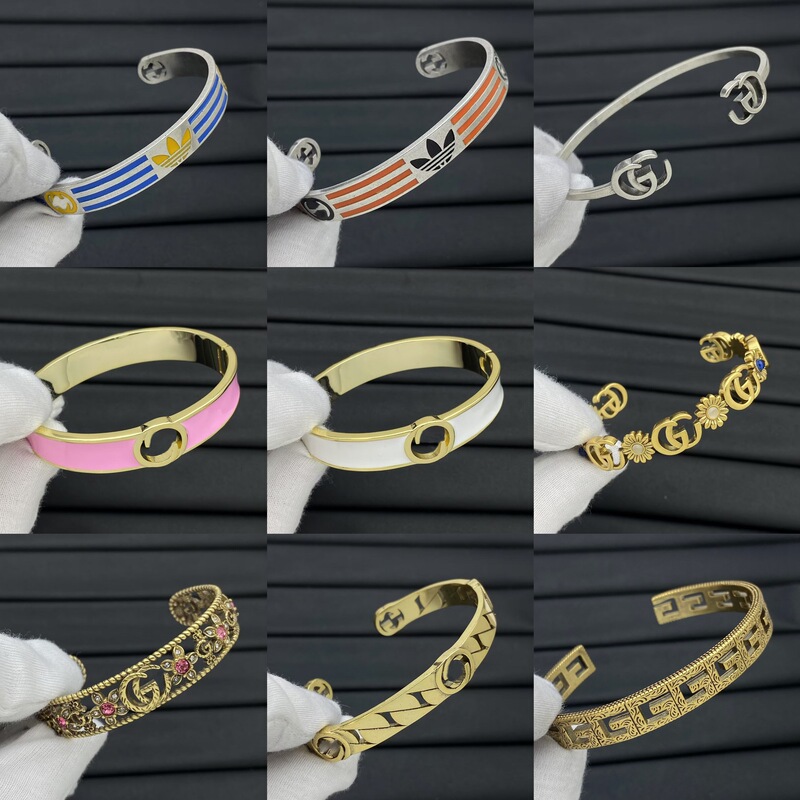 Gujia Gucci European and American Classic Retro Fashion Bracelet Opening Adjustable Fashion Joker Jewelry Factory Outlet
