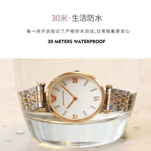 Kefeo New Waterproof Women's Watch Ultra-Thin Fashion Female Student Quartz Watch AliExpress Dropshipping