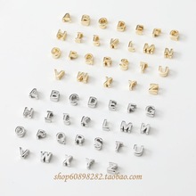 14K�����ɫ����26��С��ĸ��������朶�������