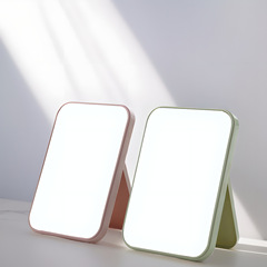 Nordic style makeup mirror for women's home desktop bedroom desktop dressing mirror large men's and women's dormitory portable folding mirror