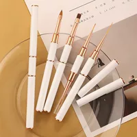 Трансграничные горячие продажи с двумя головами с крышками для ногтей инструменты кисти 5 комплектов металлических стержней