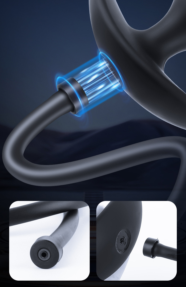 Magnetic Inflatable Anal Plug with Roller Ball, Silicone Prostate Massager for Men — detail image 6