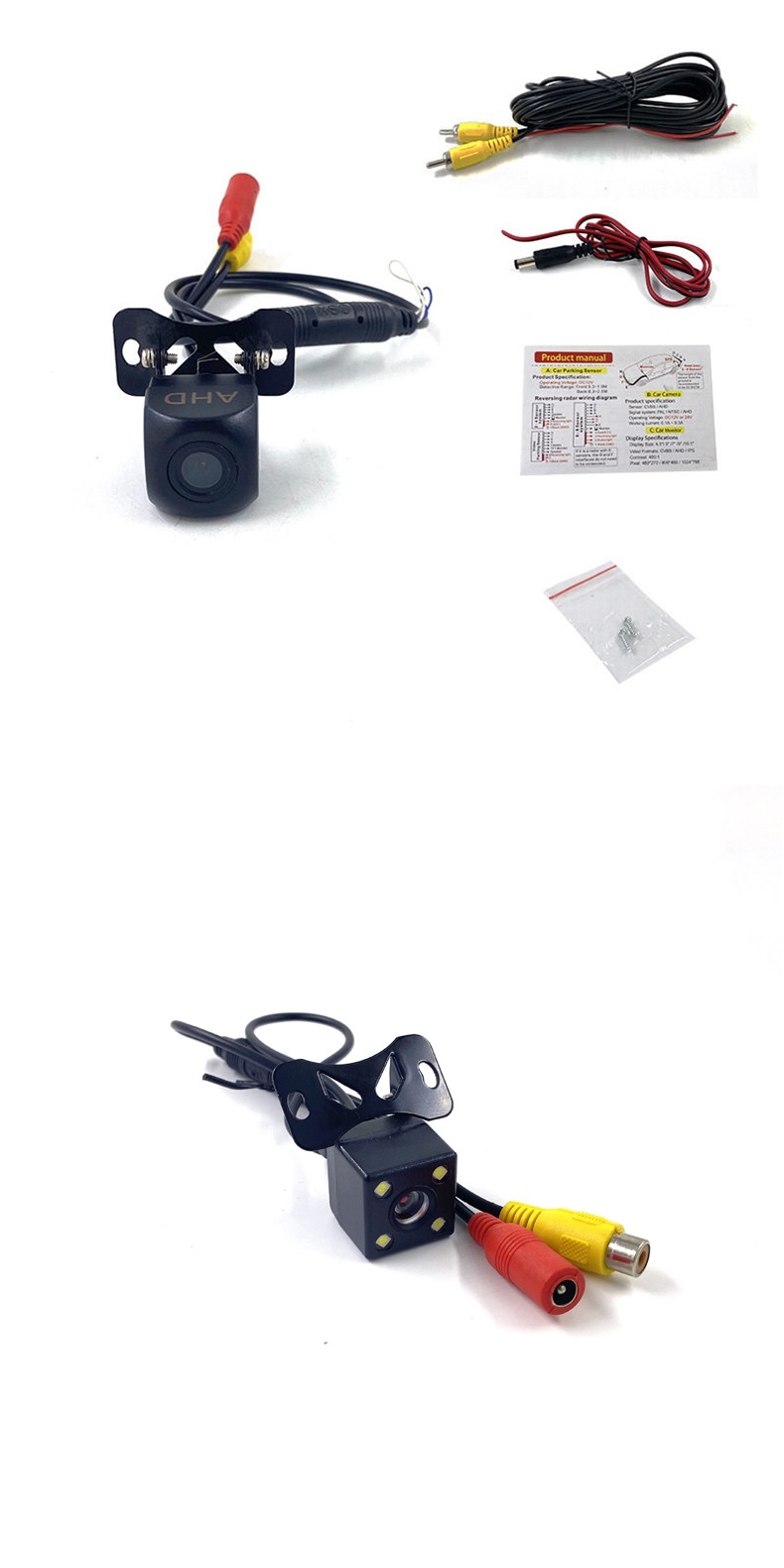 Car Rearview Camera Waterproof High-Definition Dvd Navigation 12V Car Reversing Image Ccd/Ahd Dedicated