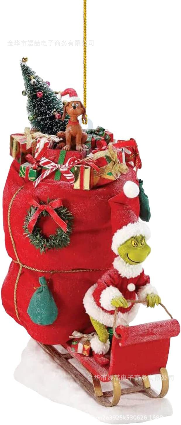 2022 nuevos productos transfronterizos colgantes de Navidad colgantes de decoración del hogar colgantes de automóviles espejos retrovisores colgantes de mochila árbol de Navidad image 9