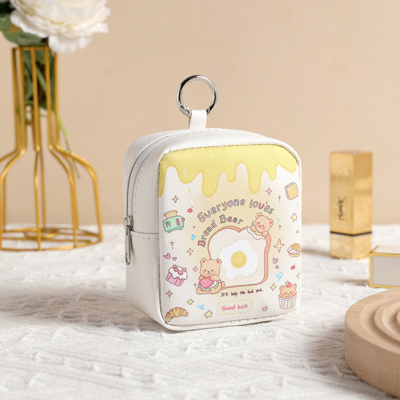 Nueva bolsa de cambio para mujeres, bolsas de tarjetas compactas para estudiantes, bolsas de monedas para niñas, lindas mini bolsas, auriculares