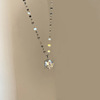 Brand necklace, small design chain for key bag , trend of season, simple and elegant design