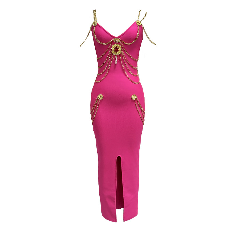 Elegant Women's Bandage Evening Dress For Formal Prom Occasions_voghion.com