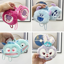 跨境新款手腕零钱包毛绒公仔时尚随身学生钱包收纳包玩偶娃娃挂件