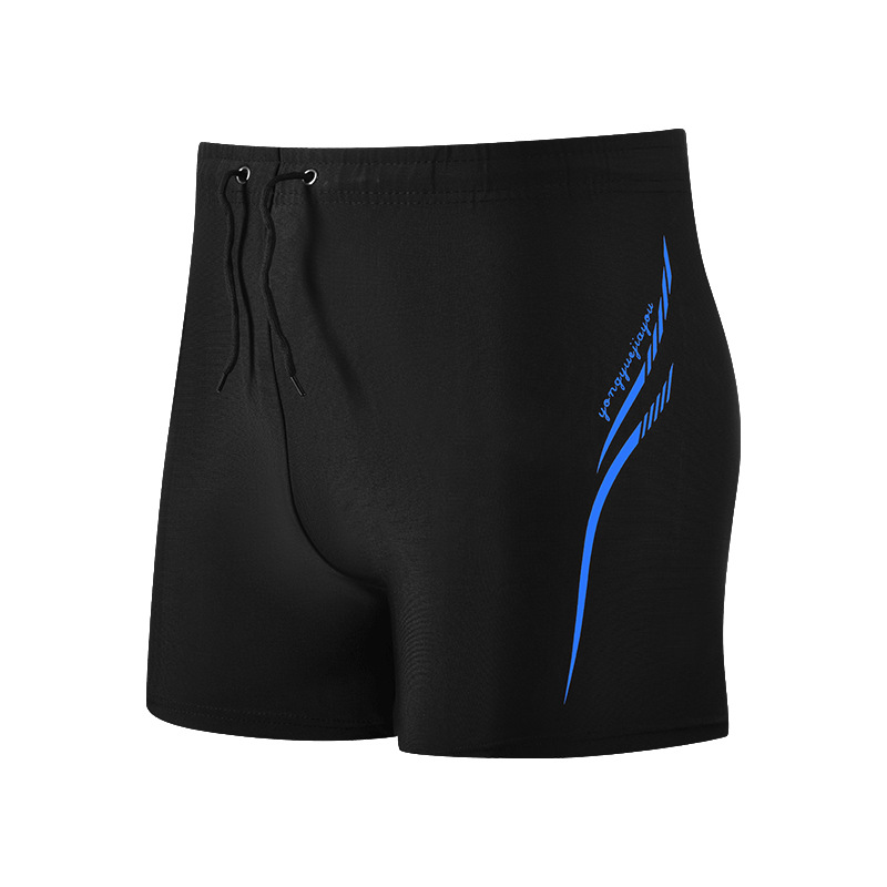 Pantalones de baño para hombres avergonzados2025 nuevos hombres aumentan la velocidad de secado elástico de moda de tamaño grande equipo de ropa de playa de ángulo plano