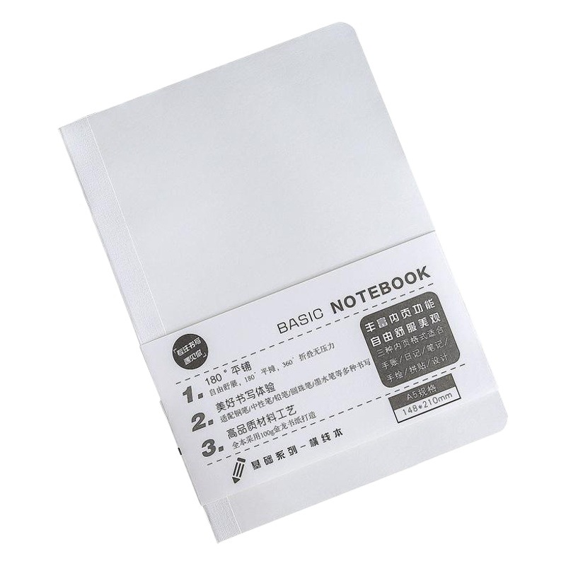 Libro de diario de montaje en línea de reemplazo de núcleo interno de página fija HOBO libro de mano Bloc de notas cuadrado cuaderno en blanco página interior