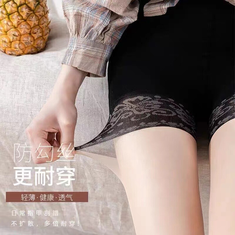 Anti-Wolf socks safety pants stockings women's net red summer thin medium thick plus size anti-hook pantyhose women