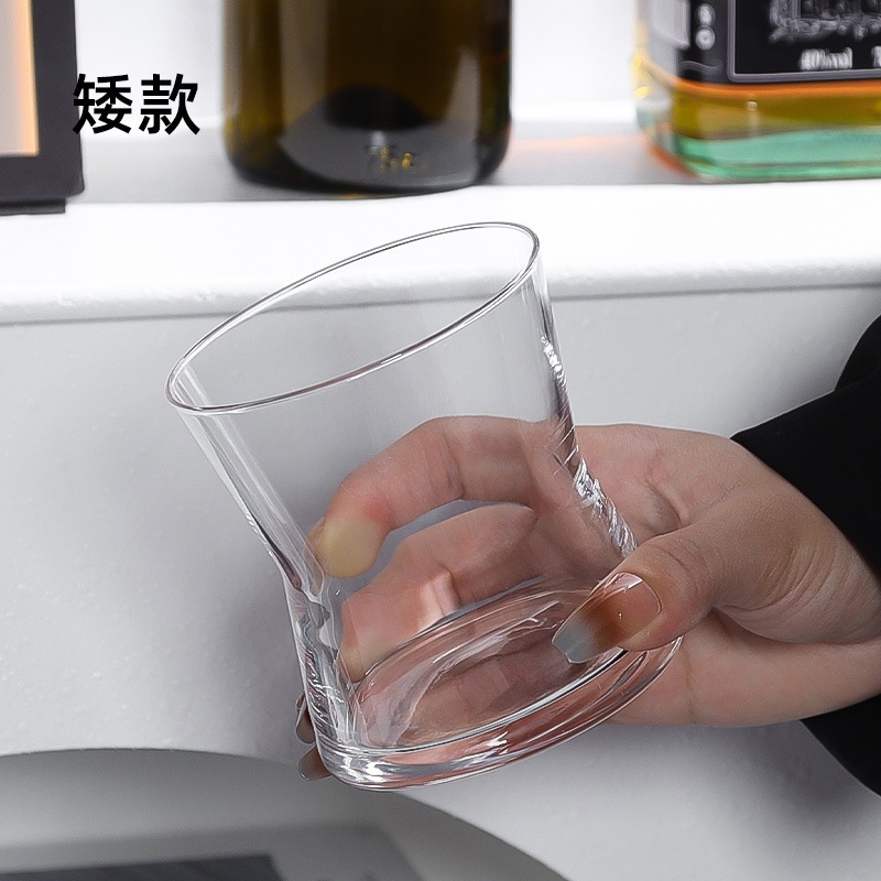 Taza de jugo personalizada moderna y creativa, taza de soda de vidrio, taza de limón, taza de café latte americana