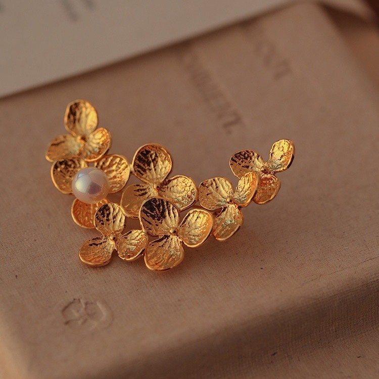 Übergroßes Emaille Blumen Armband Für Damen 3d Blüten Statement_voghion.com