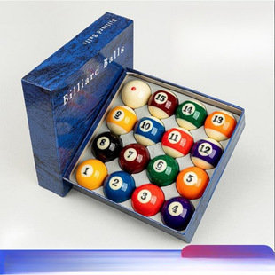 Black Eight Billiard Balls Standard Set Crystal Billiards Nine Balls Large No. 8 American Billiards Supplies Accessories