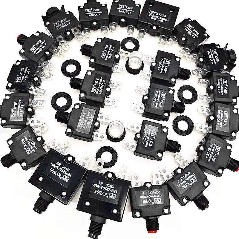 88系列3A15A20A电流过载保护关手动复位断路器过压过热保护器开关