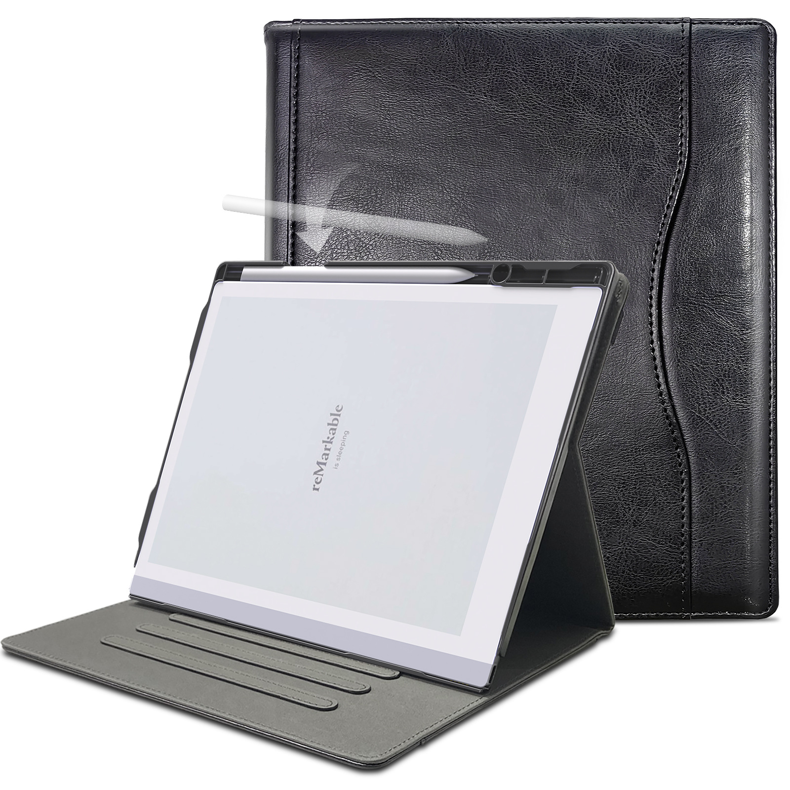 Suitable for Remarkable2 Tablet Protective Case 360-Degree Rotating Stand with Pen Slot 2020 Business Style