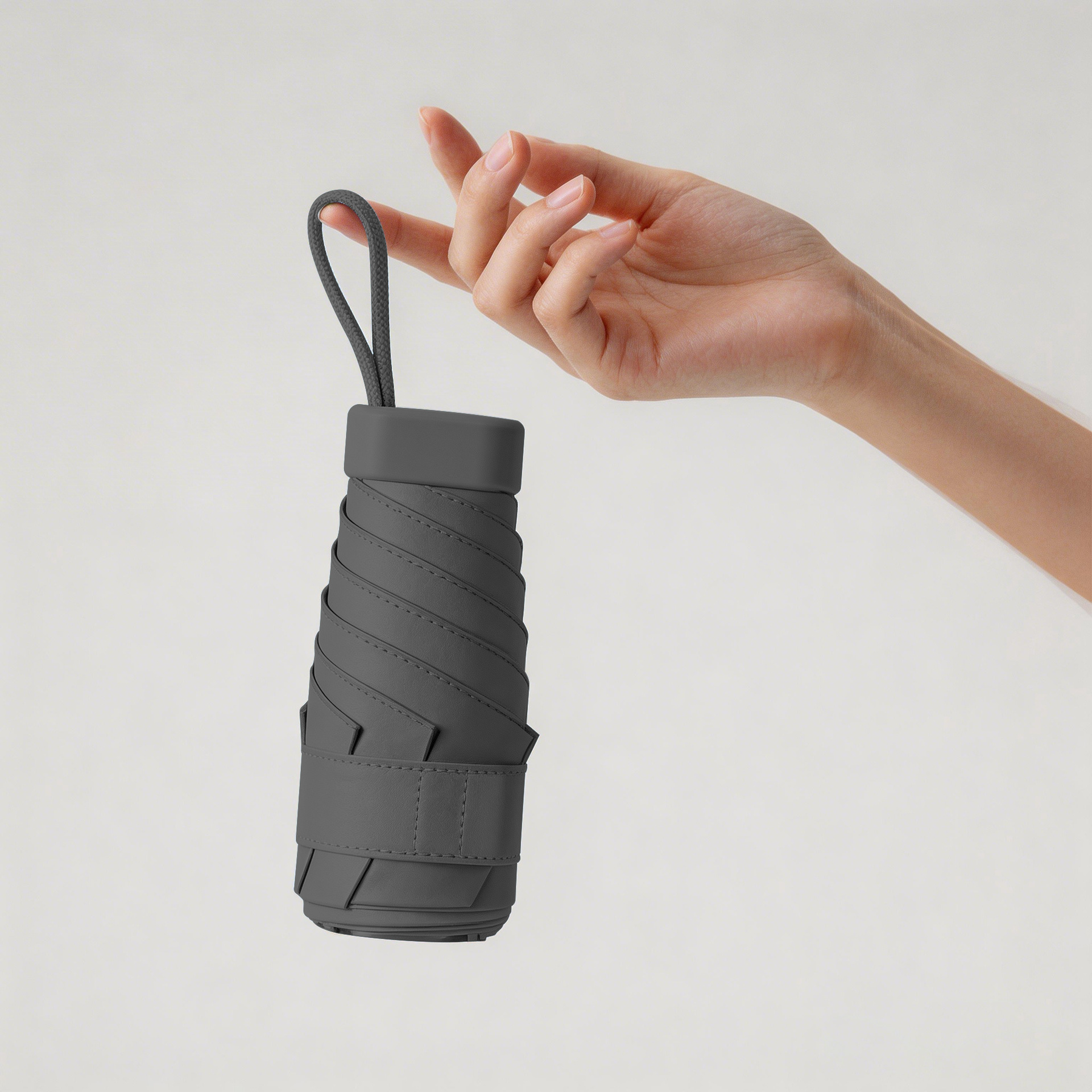 Paraguas solar, protección solar, protección UV, parasol, mini pequeño y portátil, seis paraguas plegables para estudiantes, soleado y lluvioso