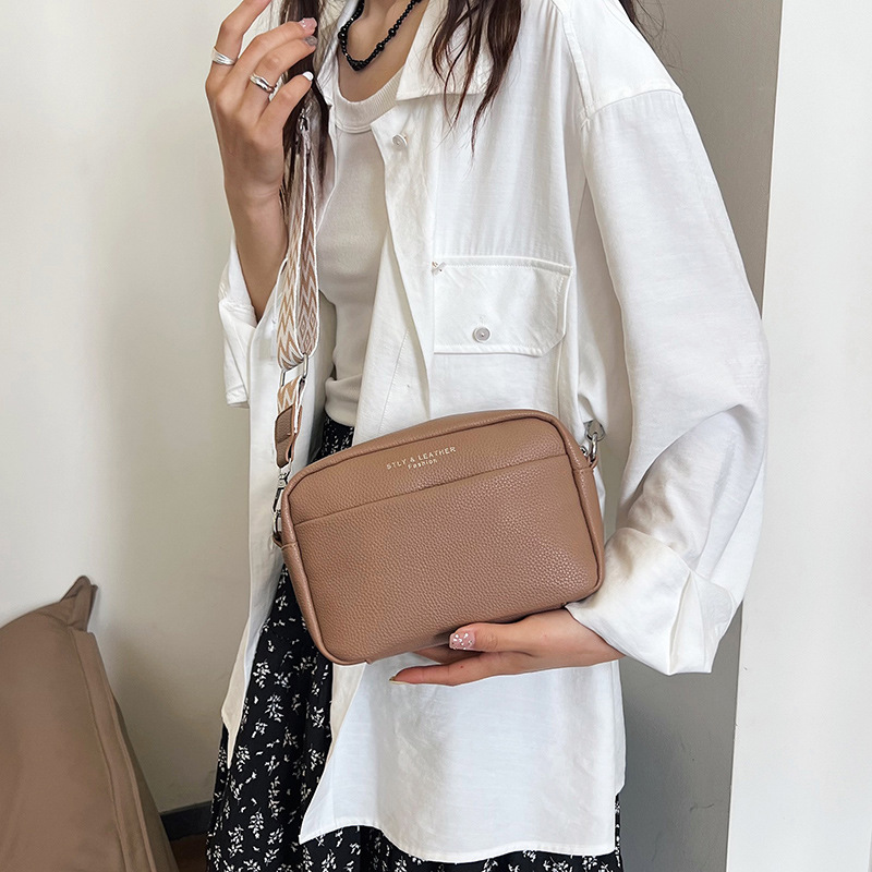 2024. aasta uued laiade rihmadega naisterõivad, moodne ja lihtne töölkäimiseks vaba vabaaja ühe õlaga ristkehaga b, väike ruut_voghion.com