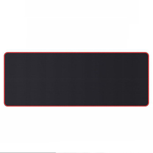 Cross-border large mouse pad, enlarged and thickened office e-sports game, all black and red edge computer desktop mat